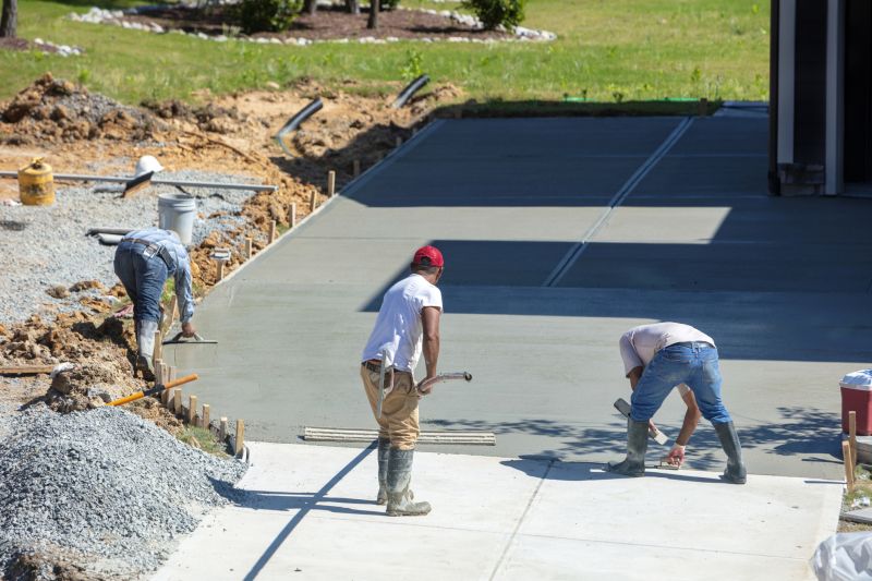 Driveway Concrete Laying