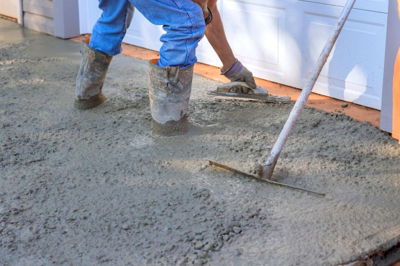 Driveway Concrete Laying detail