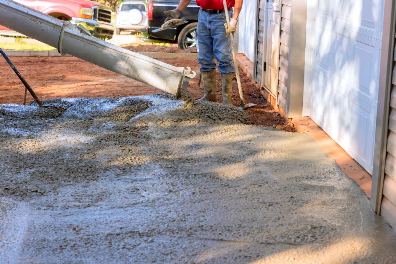 Driveway Concrete Laying detail